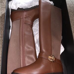 farrah leather coach boots